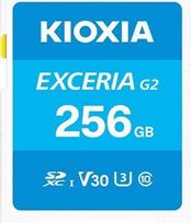 korteles - Kioxia Exceria G2 256GB microSDXC UHS-I Class 10 - 1 nuotrauka
