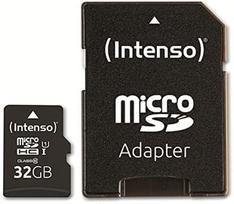 kortele sdhc - Intenso microSDHC 32GB Class 10 UHS-I U1 Performance + SD Adapter - 1 nuotrauka