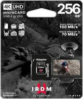 Goodram IRDM 256GB microSDXC UHS-I U3 + SD adapteris