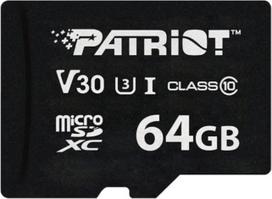 microtas - Patriot VX Series 64GB MicroSDXC V30 Class 10 UHS-I U3 Atminties Kortelė - 1 nuotrauka