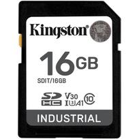 atminties korteles sd gb - Atminties kortelė Kingston Industrial 16GB SDHC UHS-I Class 10 (Juoda) - 1 nuotrauka