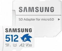 Samsung Sonic PRO Plus 512GB microSDXC UHS-I Class 10 + SD Adapter