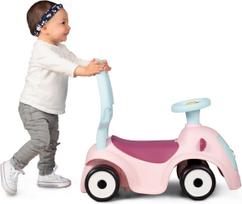 stumiamas vaikiskas triratukas - Stumiamas triratukas Smoby Baby Driver Plus, rožinis - 4 nuotrauka