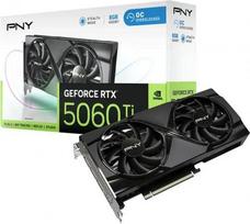 gpu ddr7 - PNY GeForce RTX 5060 Ti OC 8GB GDDR7 Dual Fan - 1 nuotrauka