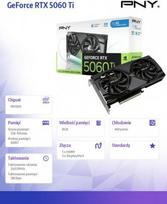 gpu ddr7 - PNY GeForce RTX 5060 Ti OC 8GB GDDR7 Dual Fan - 2 nuotrauka
