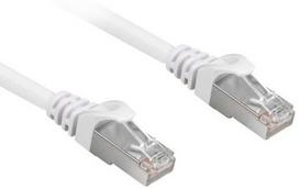 Sharkoon network cable RJ45 CAT.6a SFTP LSOH baltas 10,0m - HalogenFree
