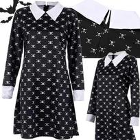 DIVERSE Suknelė Wednesday Addams XL (120)
