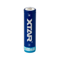 baterija 3.7v li ion - XTAR 18650 3.7V Li-Ion 2600mAh su apsauga - 1 nuotrauka
