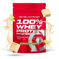sokolado milteliai - Scitec 100% Whey Protein Professional 500 g - Braškių baltasis šokoladas (Strawberry white chocolate) - 1 nuotrauka