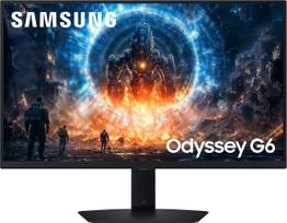 qhd monitorius - Samsung Odyssey G6 G60F LS27FG602EUXEN 27", QHD, 350Hz, Juodas (Black) - 1 nuotrauka