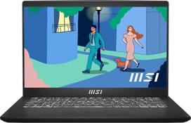 MSI Modern 14 C7M-294PL, AMD Ryzen 5 7430U, 16 GB, 512 GB, 14", Juodas (Black)