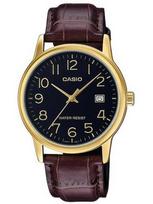 laikrodziu dezute - Casio MTP-V002GL-1B Ruda Juoda (Brown Black) - 1 nuotrauka