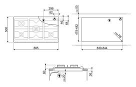 imontuojamas smeg - Smeg SRV896POGH - 3 nuotrauka