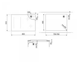 imontuojamas smeg - SMEG SIM6864R - 4 nuotrauka