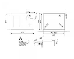 imontuojamas smeg - SMEG SIM6864R - 5 nuotrauka