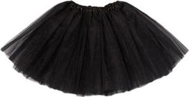tutu sijonas - Tiulio tutu sijonas, juodas (Black) - 1 nuotrauka