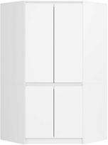 balta spinta 180 - Spinta Akord Furniture Factory S100 4D, balta (White) - 1 nuotrauka