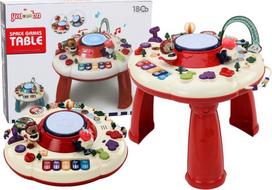 Lean Toys Veiklos stalas Bugns (Raudonas - Red)