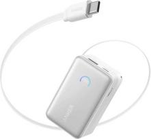 power bank - Anker Nano, 10000mAh 45W Baltas (White) - 1 nuotrauka
