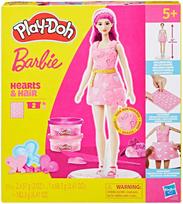 PLAY-DOH BARBIE Rinkinys „Širdelės ir šukuosenos“