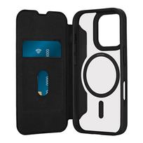 Dėklas Puro BOOK MAG Booklet Case for iPhone 16 Pro, juodas Prekė-PUIPC16P61BKMAGBLK