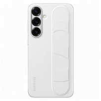 Samsung Standing Grip Case, Galaxy S25 , baltas - Dėklas