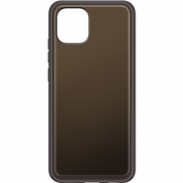 Dėklas Samsung Galaxy A03, Silikoninis, Black Prekė - EF-QA036TBEGEU