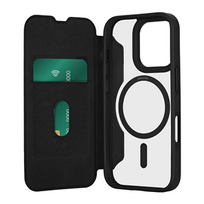 iphone 16 pro max leather case - Dėklas Puro BOOK MAG Booklet Case for iPhone 16 Pro Max, juodas Prekė-PUIPC16P67BKMAGBLK - 1 nuotrauka