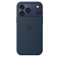 iphone 17 silicone case - Apple Silicone Case with Magsafe, iPhone 17 Pro Max, tamsiai mėlynas - Dėklas - 1 nuotrauka