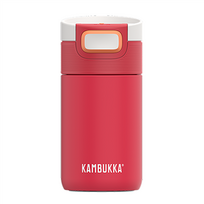 raudoni puodeliai - Kambukka Etna, Coral Crush, 300 ml, raudona - Termogertuvė - 1 nuotrauka