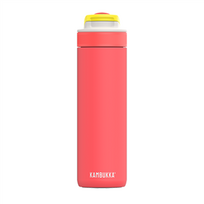 raudoni puodeliai - Kambukka Lagoon Insulated Fluo Fantasy, 600 ml, raudona - Termo gertuvė - 1 nuotrauka