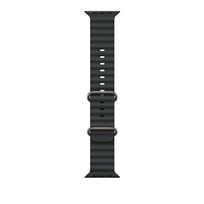 ocean band - Apple Ocean Band, 49 mm, natural titanium, black - Dirželis - 1 nuotrauka
