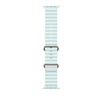 Apple Ocean Band, 49 mm, natural titanium, ice blue - Dirželis