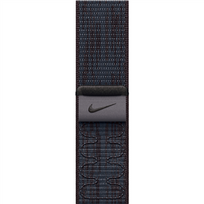 Apple Nike Sport Loop, 46mm, black/blue - Dirželis