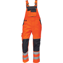 Darbinis puskombinezonis vyrams Cerva Knoxfield HV FL290, oranžinė, 48 dydis