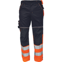 Darbo kelnės vyrams Cerva Knoxfield HV DW275, antracito/oranžinė, 62 dydis