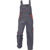Darbinis puskombinezonis vyrams Australian Line Desman, oranžinė/pilka, 64 dydis