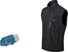 sildoma liemene - Liemenė vyrams Bosch GHV 12 18V XA, juoda, L dydis - 1 nuotrauka