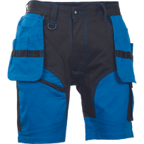 Darbiniai šortai vyrams Cerva Keilor FP Stretch, grafito/royal blue, 58 dydis