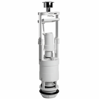 Plastbrno WC nuleidimo mechanizmas OVDC001, dvigubas mygtukas, chromuotas
