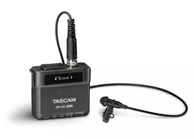 lavalier mikrofonai - Tascam DR-10L Pro - skaitmeninis diktofonas su lavalier mikrofonu Juodas (Black) - 1 nuotrauka