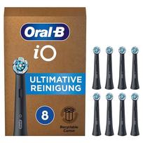 oral - Dantų šepetėlio galvutės Oral-B iO Ultimate Clean, juodos (Black), 8 vnt. - 1 nuotrauka