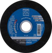Pjovimo diskas kampiniam šlifuokliui Pferd SG Classic Steelox, 125 mm x 1 mm x 22.23 mm
