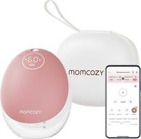 pientraukis - MOMCOZY M9 viengubas nešiojamas belaidis pientraukis, Rausvas (Pink) - 1 nuotrauka