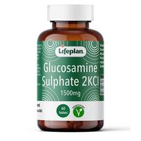LIFEPLAN GLIUKOZAMINO SULFATAS 2KCl, 1500 mg, 60 tablečių