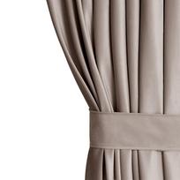 Naktinė užuolaida Restilo Velvet, tamsaus smėlio spalva, 140 cm x 270 cm