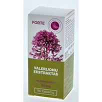 FORTE Valerijonų ekstraktas 20 mg, 50 kapsulių