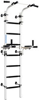 Sporto kompleksas (gimnastikos sienelė) SANRO S10 Balta-Juoda (White-Black) 222x41cm