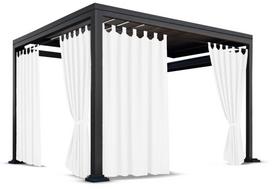 Sodo užuolaidos, 155 cm x 220 cm, balta