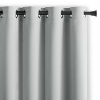 Užtemdanti užuolaida, su raiščiu Restilo Blackout, šviesiai pilka, 140 cm x 245 cm